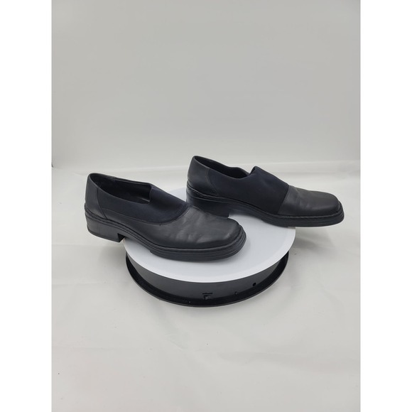 Bjorndal Swift Black Leather comfort Shoe 9 - Picture 6 of 10